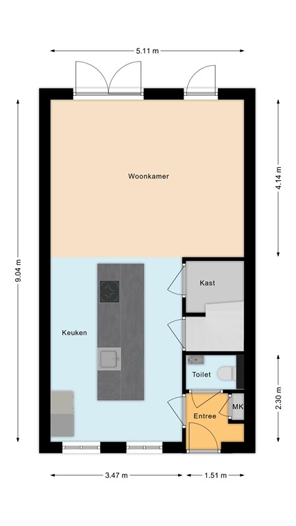 mediumsize floorplan